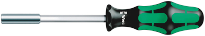 Wera 810/1 Bitholding screwdriver with retaining ring, 1/4Inch x 120 mm