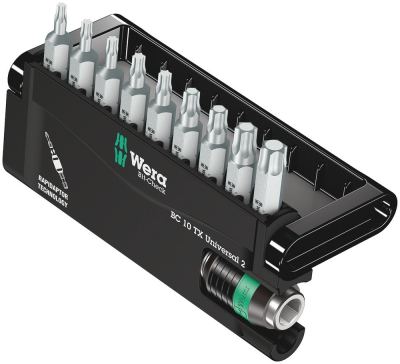 Wera Bit-Check 10 TX Universal 2, 10 pieces