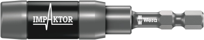 Wera 897/4 IMP R Impaktor holder with retaining ring and ring magnet, 1/4Inch x 75 mm