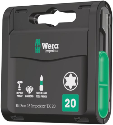 Wera Bit-Box 15 Impaktor TX