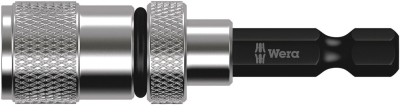 Wera 896/4/1 SB Bit Holder with adjustable depth-control stop, 1/4Inch x 50 mm