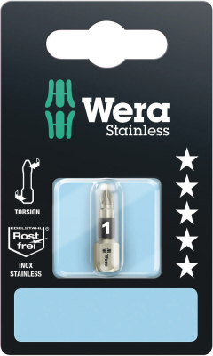 Wera 3855/1 TS SB bits, stainless, PZ 1 x 25 mm
