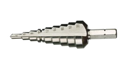 Wera 843 Stepped drill bits, 4-20 mm, 75 mm