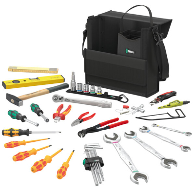 Wera 2go SHK 1 Tool set for plumbing, heating and air conditioning, 36 pieces