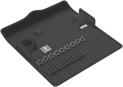 Wera 9472 Textile box Safe-Torque, for up to 23 pieces, empty, 240 x 47 x 148 mm