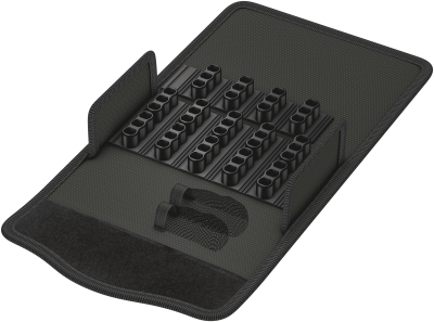 Wera 9409 Textile Box Bit-Safe 43, empty, 140 x 83 x 45 mm