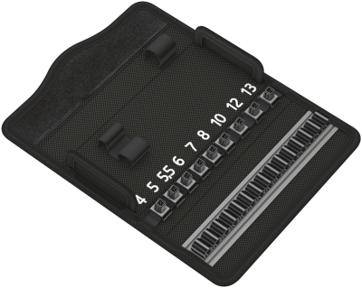 Wera 9417 Textile Box Kraftform Kompakt Zyklop Mini 2, empty, 180 x 88 x 46 mm