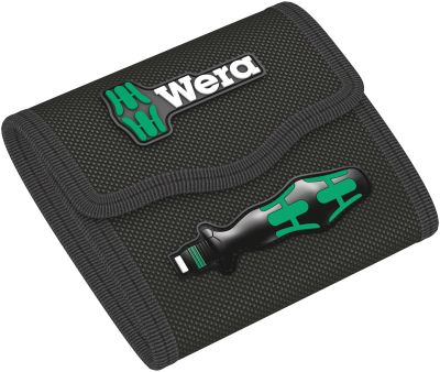 Wera 9422 Folding pouch for 33-piece Kraftform Kompakt sets, empty, 135 x 120 mm