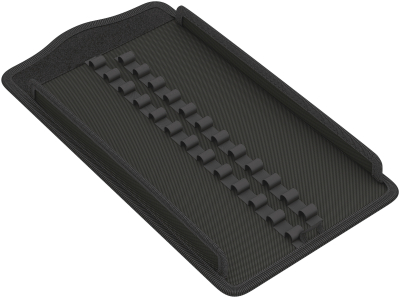 Wera 9429 Roll bag for up to 25 Kraftform Micro screwdrivers (empty), 235 x 115 mm
