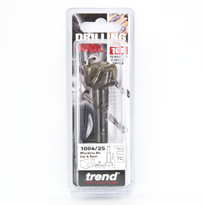 Trend 1004/25TC Lip and spur two wing bit 25mm diameter
