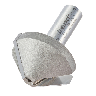 Trend 10/1X1/2TC Mortar Groove/Large chamfer cutter 45 degrees