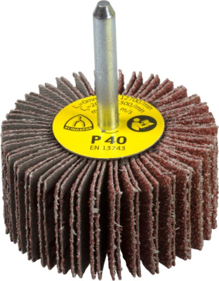 Klingspor KM 613 Small abrasive mop for Stainless steel, Metals