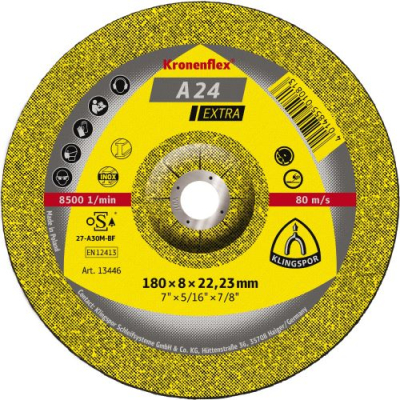 Klingspor 24 Extra Kronenflex grinding discs for Metals