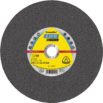 Klingspor A 24 TZ Special Kronenflex cutting-off wheels 2,0 - 3,2 mm for Stainless steel