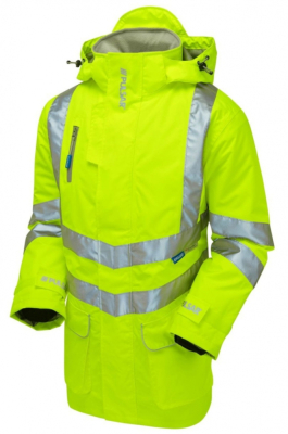 Pulsar P187 Hi-Vis Yellow Padded Storm Coat – Size XL, EN ISO 20471 Class 3 Waterproof