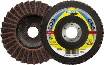 Klingspor SMT 800 Special Abrasive mop discs for Stainless steel, Steel