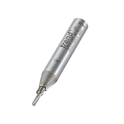 Trend 2/01X1/4TC Single flute cutter 1.5mm diameter