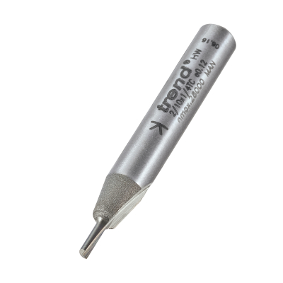 Trend 2/10X1/4TC Single flute cutter 2mm diameter