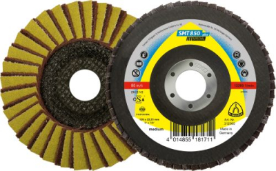 Klingspor SMT 850 plus Special Abrasive mop discs for Stainless steel