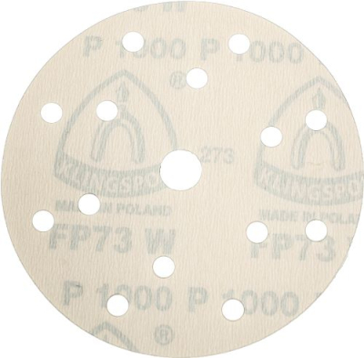 Klingspor FP 73 WK Discs with film backing, self-fastening for Paint, Varnish, Filler
