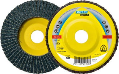 Klingspor SMT 925 Special Abrasive mop discs for Stainless steel, Steel