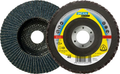 Klingspor SMT 926 Special Abrasive mop discs for Stainless steel, Steel