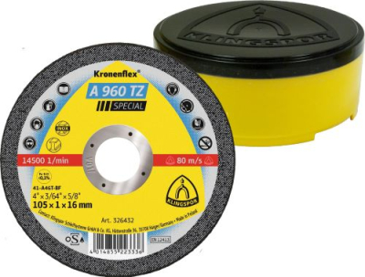 Klingspor A 960 TZ Special Kronenflex cutting-off wheels 0,8 - 1,0 mm for Stainless steel, Steel