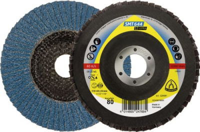 Klingspor SMT 644 Supra Abrasive mop discs for Steel, Stainless steel