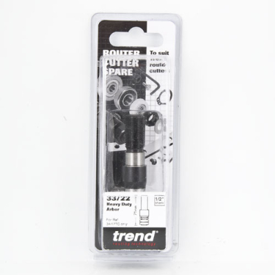 Trend 33/22X1/2 Arbor for 12mm bore groover for 34/17TC only