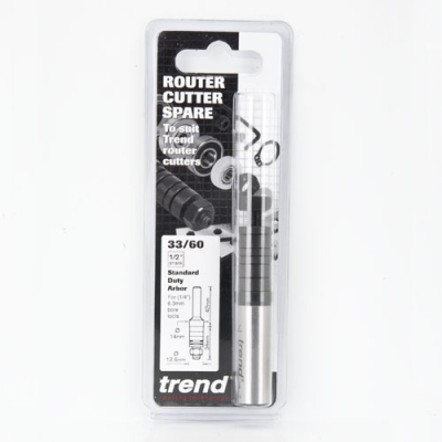 Trend 33/60X1/2 Arbor 33/60 for 1/4 bore tools