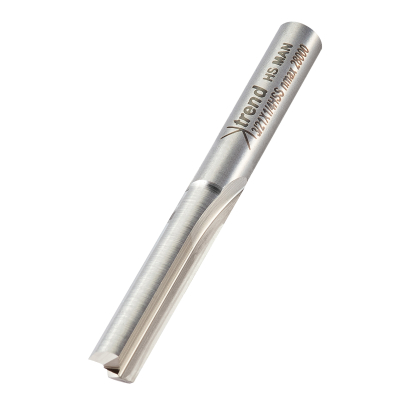 Trend 3/21X1/4HSS Two flute cutter 6.3mm diameter