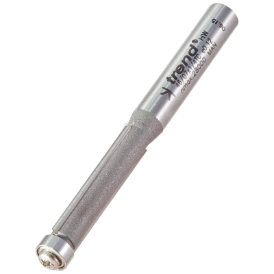 Trend 46/07X1/4TC Guided trimmer 6.3mm diameter 25.4mm length