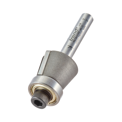 Trend 46/3X1/4TC Bevel trimmer 20mm diameter 14mm length