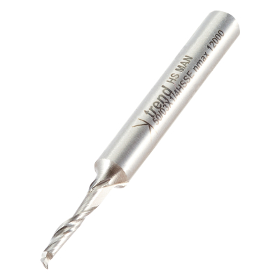 Trend 50/03X1/4HSSE Helical plunge cutter 3mm diameter