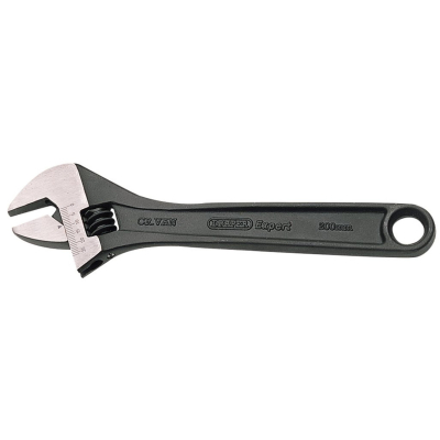 DRAPER Adjustable Wrench – 200mm (8Inch) Chrome Finish | 52680