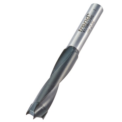 Trend 61/08X1/4TC Dowel drill 8mm diameter
