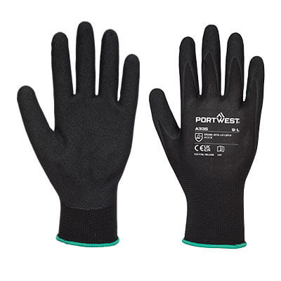 PORTWEST A335 Dermi-Grip NPR15 Nitrile Sandy Glove