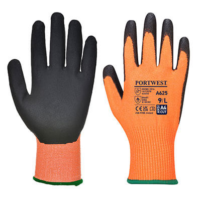 PORTWEST A625 Vis-Tex Cut Resistant Glove - PU
