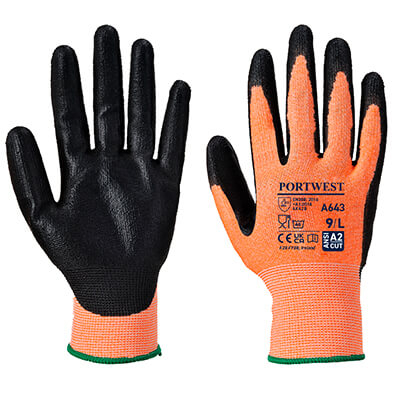 PORTWEST A643 Amber Cut - Nitrile Foam