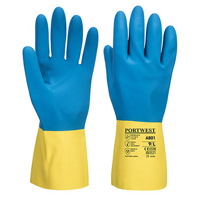 PORTWEST A801 Double Dipped Latex Gauntlet