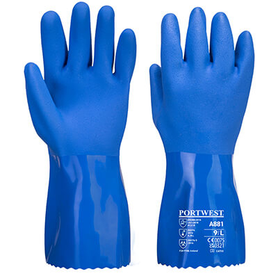PORTWEST A881 Marine Ultra PVC Chem Gauntlet