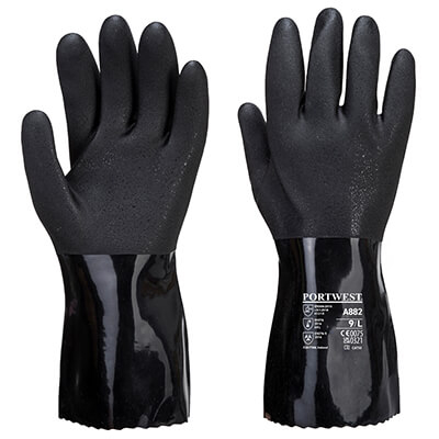 PORTWEST A882 ESD PVC Chemical Gauntlet