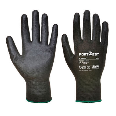 PORTWEST AB129 PU Palm Glove (288 Pairs)