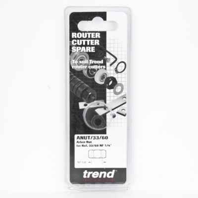 Trend ANUT/33/60 Arbor nut for 33/60 UNF 1/4