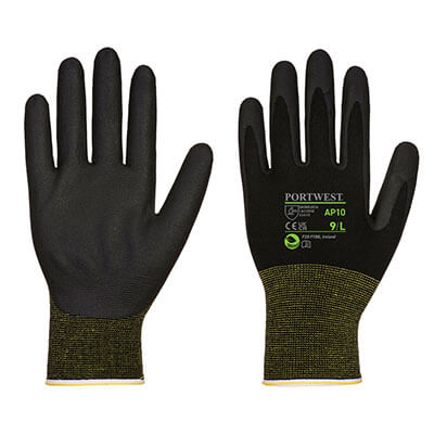 PORTWEST AP10 NPR15 Foam Nitrile Bamboo Glove - 12 pack