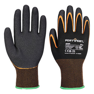PORTWEST AP35 Grip 15 Nitrile Double Palm Glove