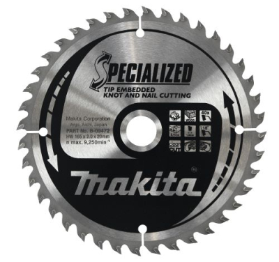 MAKITA SPECIALISED TIP EMBEDDED KNOT AND NAIL WOOD CUTTING