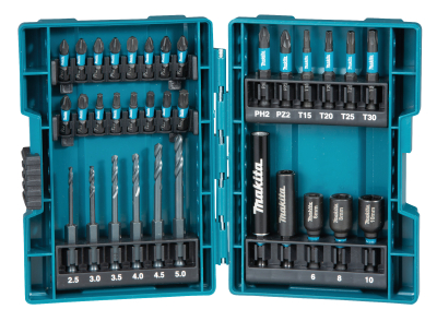 MAKITA B-66896 33PCS IMPACT BLACK SET