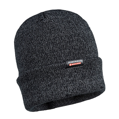 PORTWEST B026 Reflective Knit Beanie Insulatex Lined