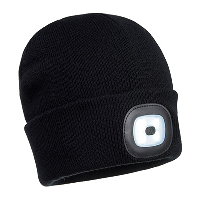 PORTWEST B029 Beanie USB Rechargeable LED Head Light